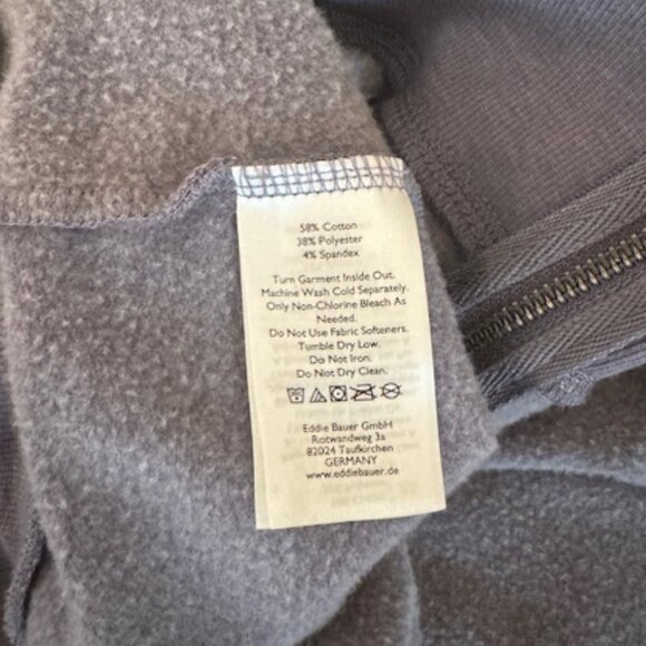 Eddie Bauer Cozy Camp Fleece Zip Hoodie EUC Womens size Medium - Picture 5 of 5